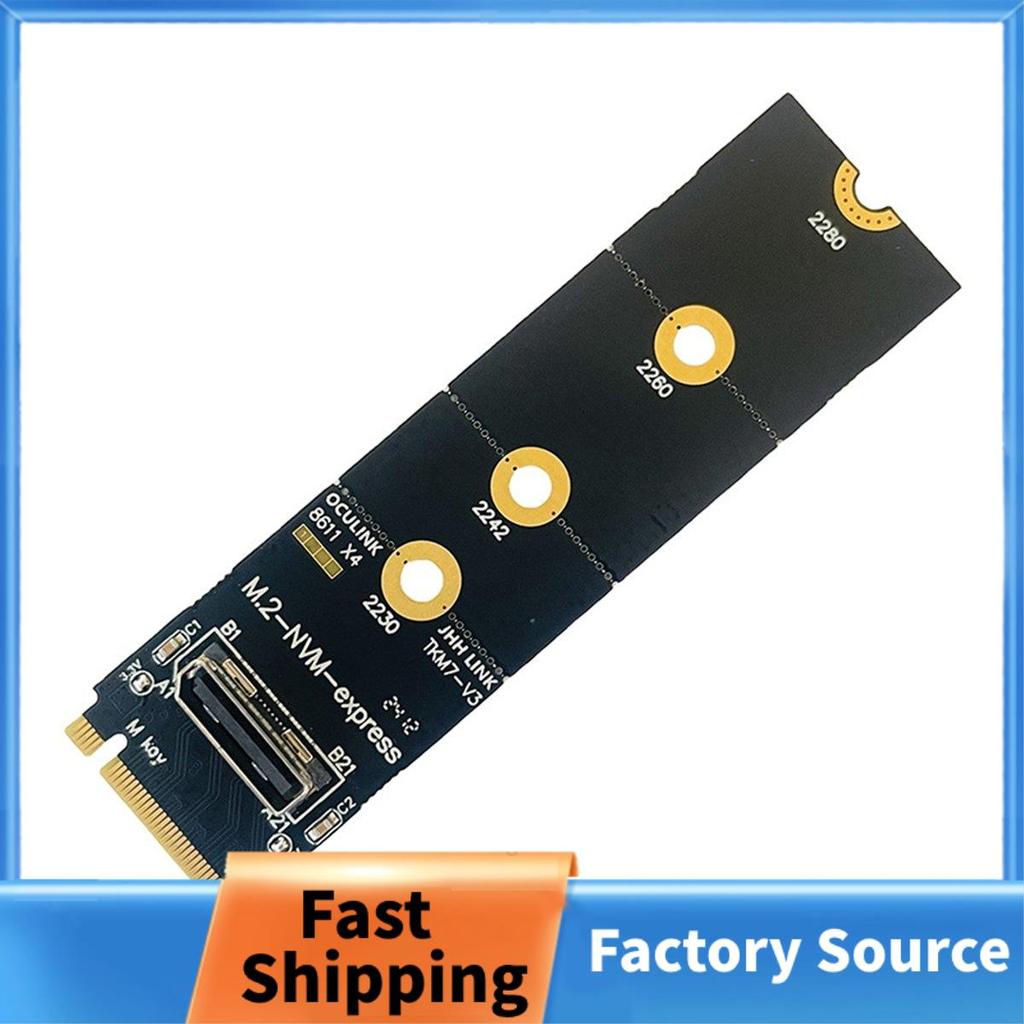 Dành Cho M.2 NVME Sang Oculink Nữ SFF-8612 Adapter PCI-E X4 Adapter Card Hỗ Trợ DOCK-OC4 Cho 2.5 Inc
