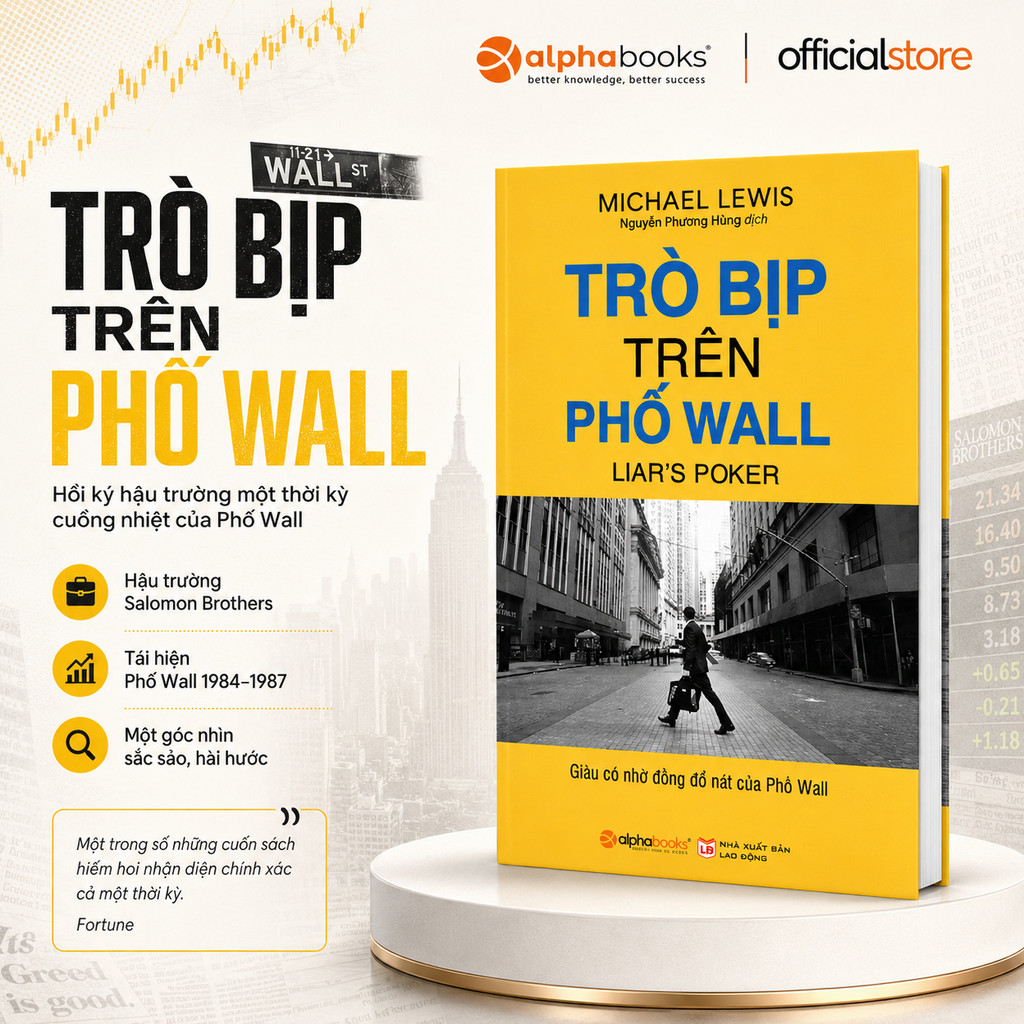 Sách - Trò bịp trên phố Wall (Tái Bản Mới Nhất) (Alpha Books)