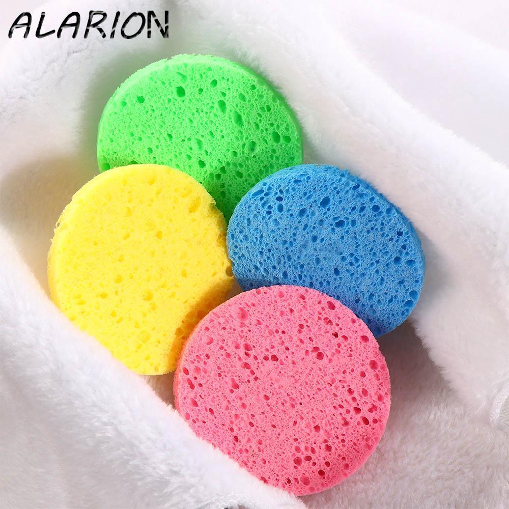 ALARION Bọt Biển Puff Dày Konjac Giặt Làm Đẹp Bột Gỗ Mềm Bột Làm Sạch Bọt Biển