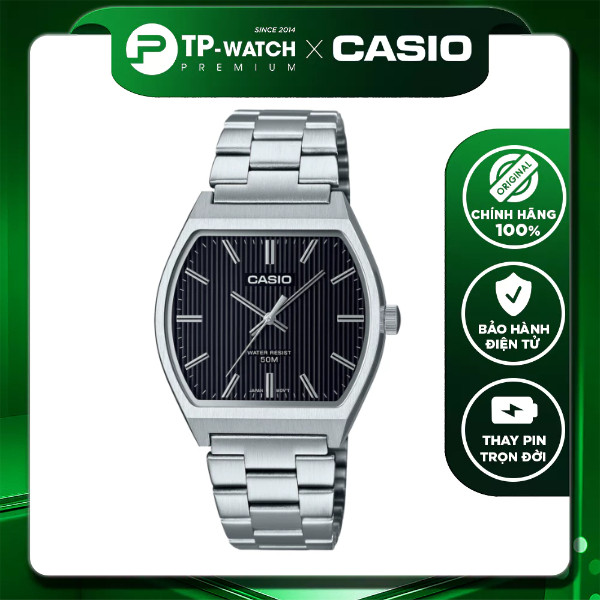 Đồng hồ Unisex dây thép Casio MTP-B140D-1AVDF size 35.5mm | Casio unisex MTP-B140D-1A