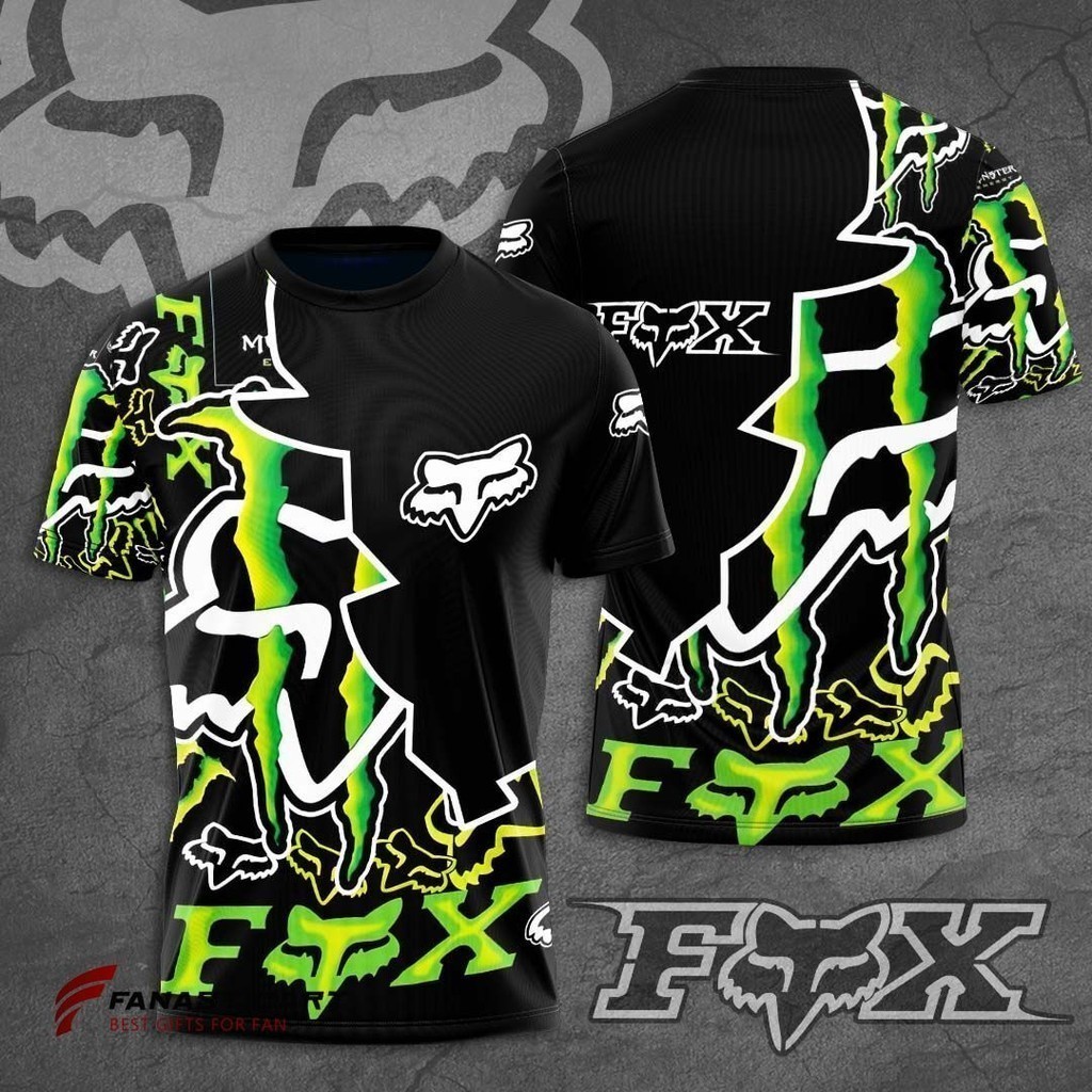 [Hotspot] Áo thun Motocross Racing F1 Star Fox Moto Sport Xe đạp Áo thun nam in 3D