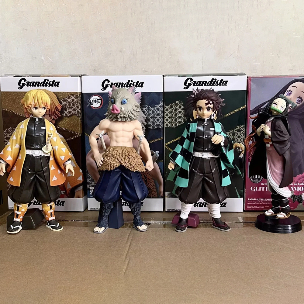 Demon Slayer Ros Series Kích Thước Lớn Hình Tanjiro Vợ Tôi Zenitsu Inosuke Nezuko Jingpin Anime Hàng