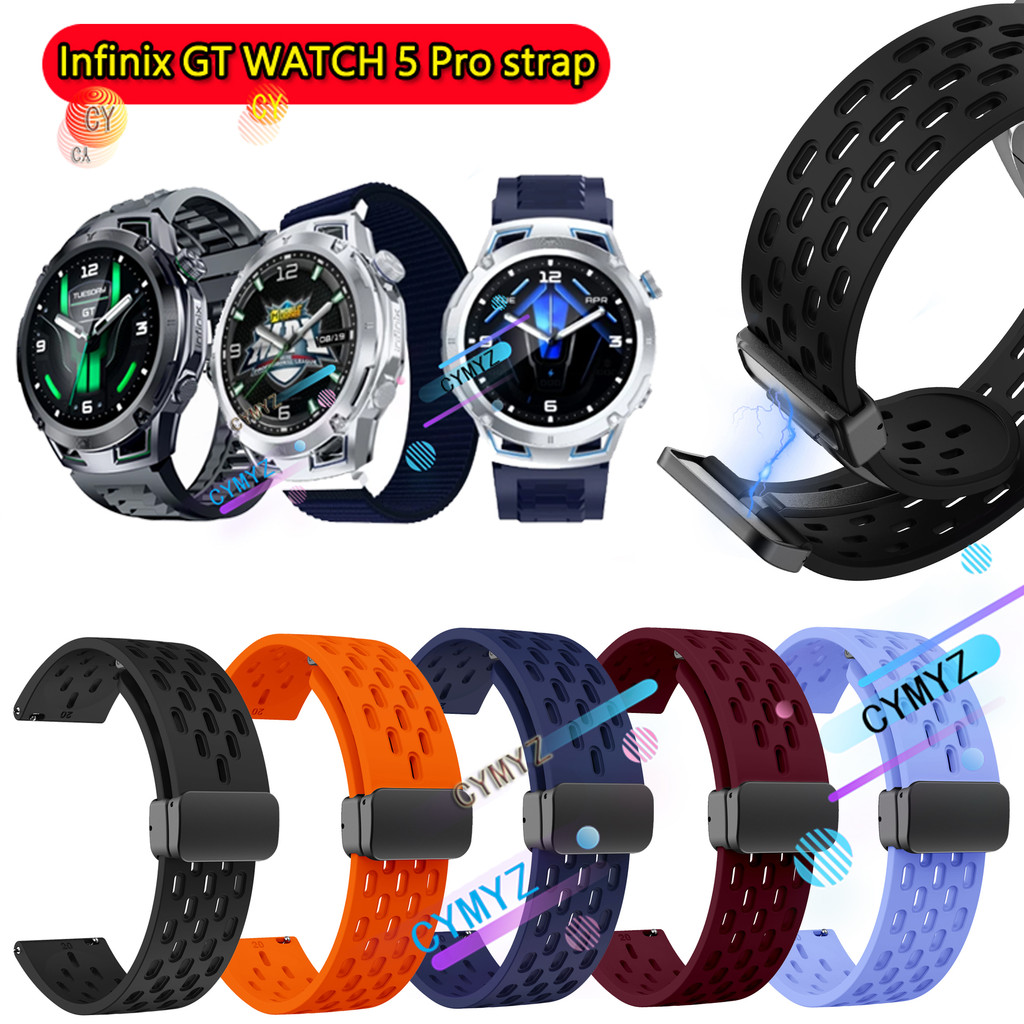 Infinix GT WATCH 5 Pro Dây đeo silicon Infinix GT 5 Pro Dây đeo thể thao
