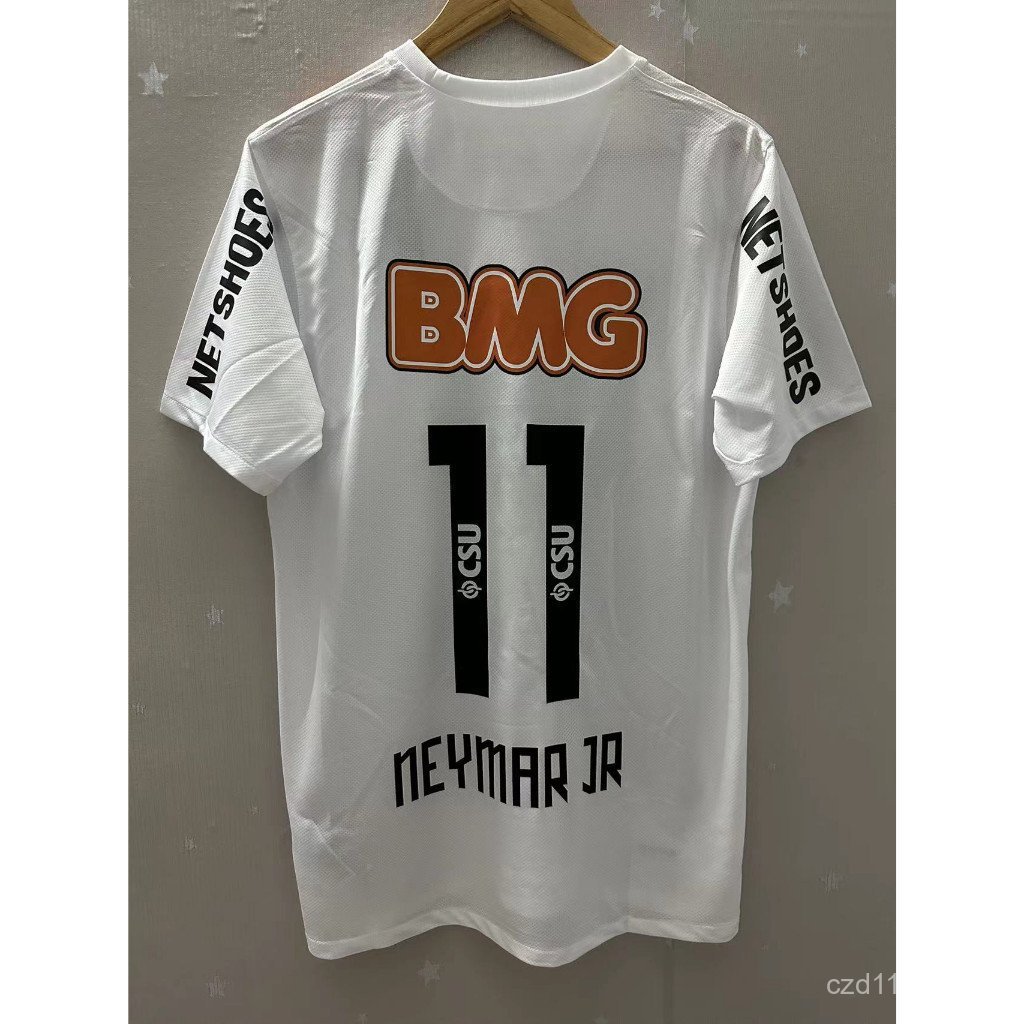 Áo bóng đá cổ điển SFC 2012-13 NEYMAR JR Áo bóng đá trắng và đen