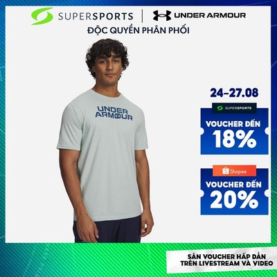 Áo Thun Nam Under Armour Wordmark Short Sleeve - 6012780-477