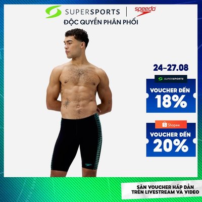 Quần Bơi Nam Speedo Endurance+ Tech Panel - Đen - 8-00522416569
