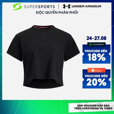 Áo Tay Ngắn Nữ Under Armour Chinese New Year High Grammage - Đen - 6006019-001 ADS13
