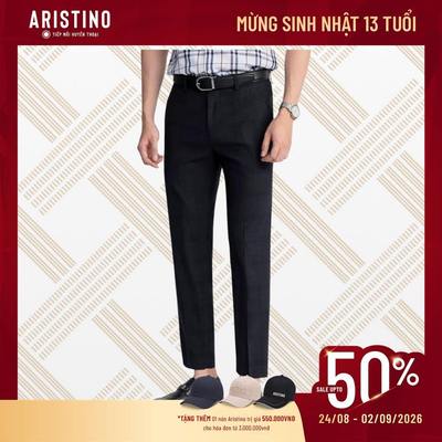Quần âu Nam Aristino dáng suông crop ATR01103