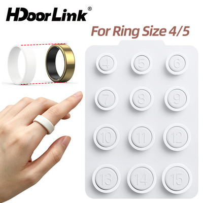 HdoorLink Oura Ring 4 / 5 Bộ kích thước vòng Kích thước tham khảo Khuôn thử nghiệm Dụng cụ đo ngón tay chuyên nghiệp