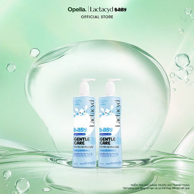 [KOL LIVESTREAM] Bộ 2 chai Sữa Tắm Gội Trẻ Em Lactacyd Baby Gentle Care Bảo Vệ Dịu Nhẹ Cho Làn Da Nhạy Cảm 500ml/chai