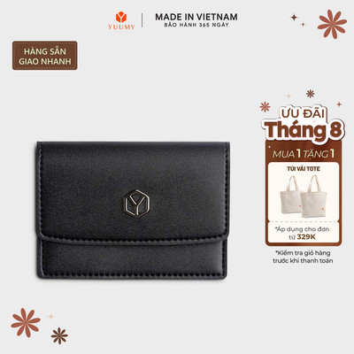 Ví Yuumy (Thời trang nữ dáng ngắn nắp gập - Ví da Seasand YV100)