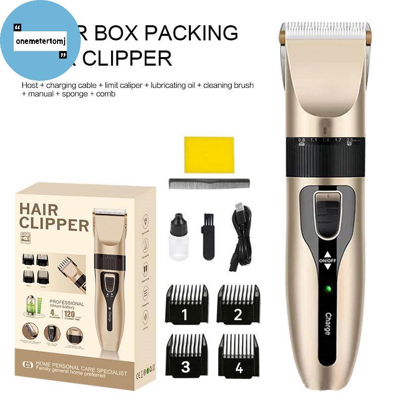 Onemetertomj Bộ Tông Đơ Cắt Tóc Vàng Hoa Hồng Dành Cho Nam Tông Đơ T-de Tông Đơ Cắt Tóc & Chải Lông 