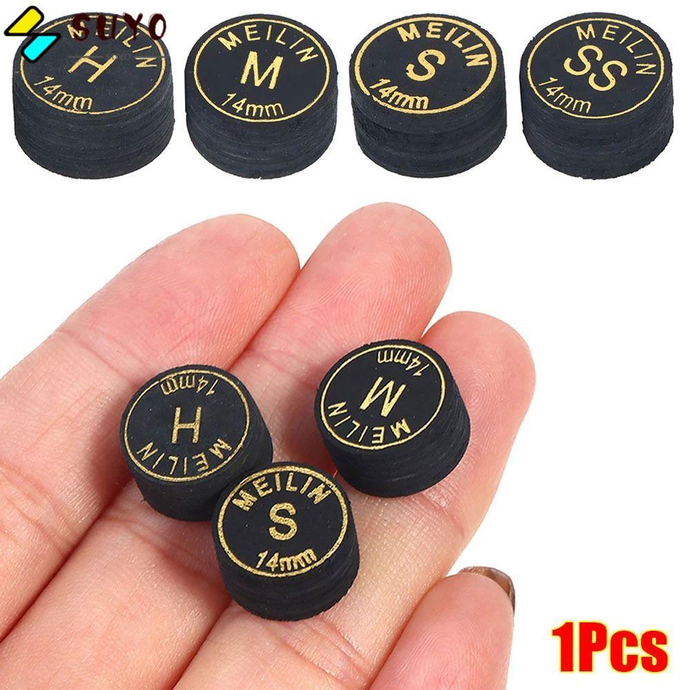 SUYO 1 Cái Đầu Billards, Phụ kiện sửa chữa cực H / M / S / SS Billards Cue Tips, Bền 9 lớp 14mm Snoo