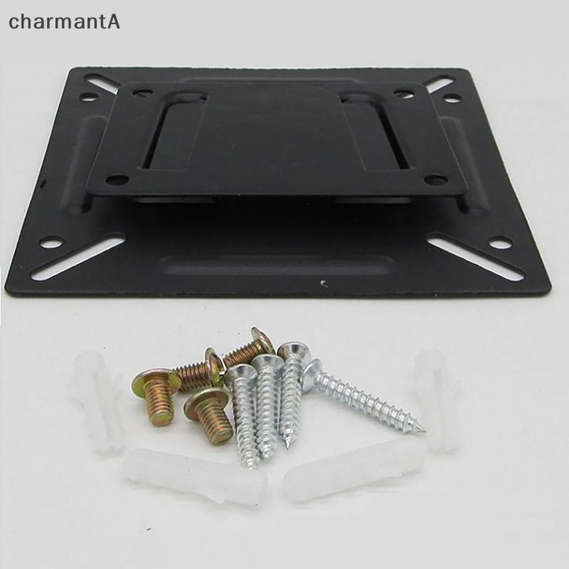 CharmantA 14-24 Inch Tivi Gắn Tường Snap Fastener Flat Panel Braet Đa Năng Kim Loại Giá Đỡ Tivi LCD 