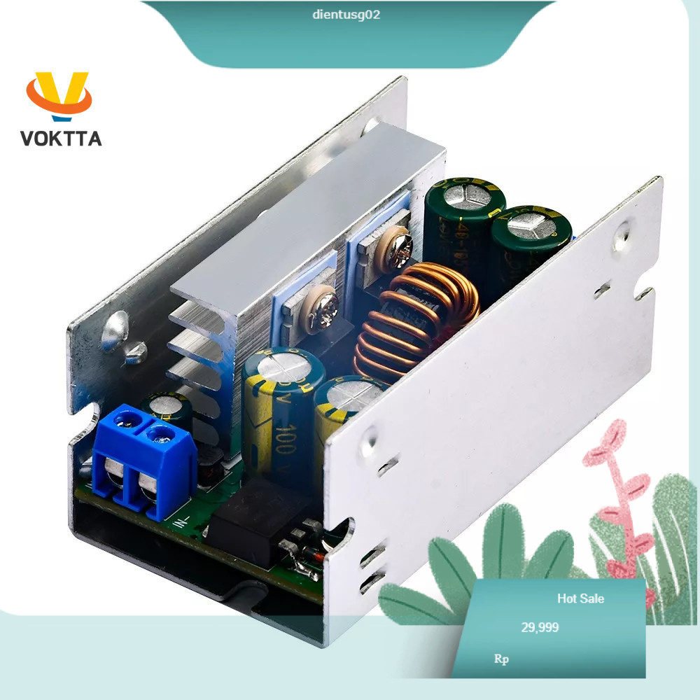 303 VOKTTA Mô Đun Hạ Áp 200W 15A DC-DC 8-60V 48V Sang 1-36V 5V 12V 24V 19V