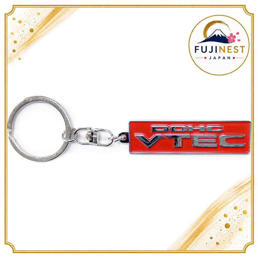 16directions Honda DOHC Vtec Emblem Khóa Chìa Kim Loại 【Direct from Japan】