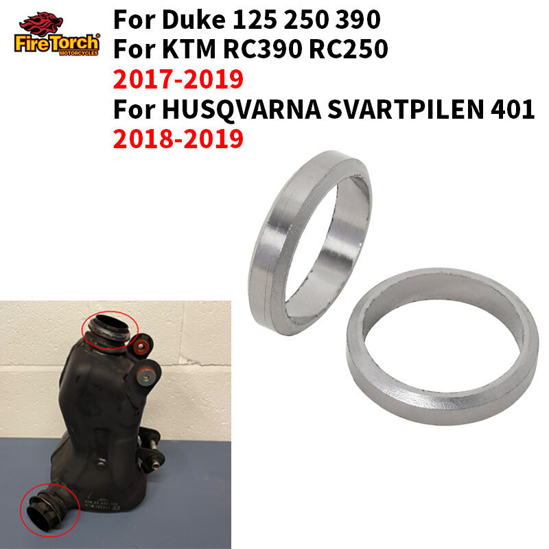 Trượt Trên Cho KTM DUKE 125 250 390 RC390 SVARTPILEN 401 2017-2019 Xe Máy Xả Liên Kết Ống Nghiền Đệm