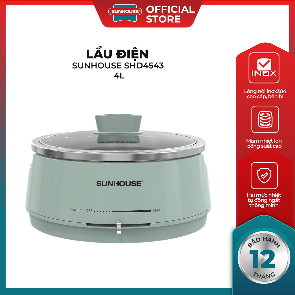 LẨU ĐIỆN 4L SUNHOUSE SHD4543