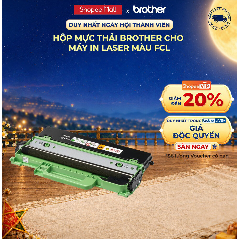Hộp mực thải Brother cho máy in laser màu FCL (HL-L3240CDW/HL-L3280CDW/DCP-L3560CDW/MFC-L3760CDW/MFC