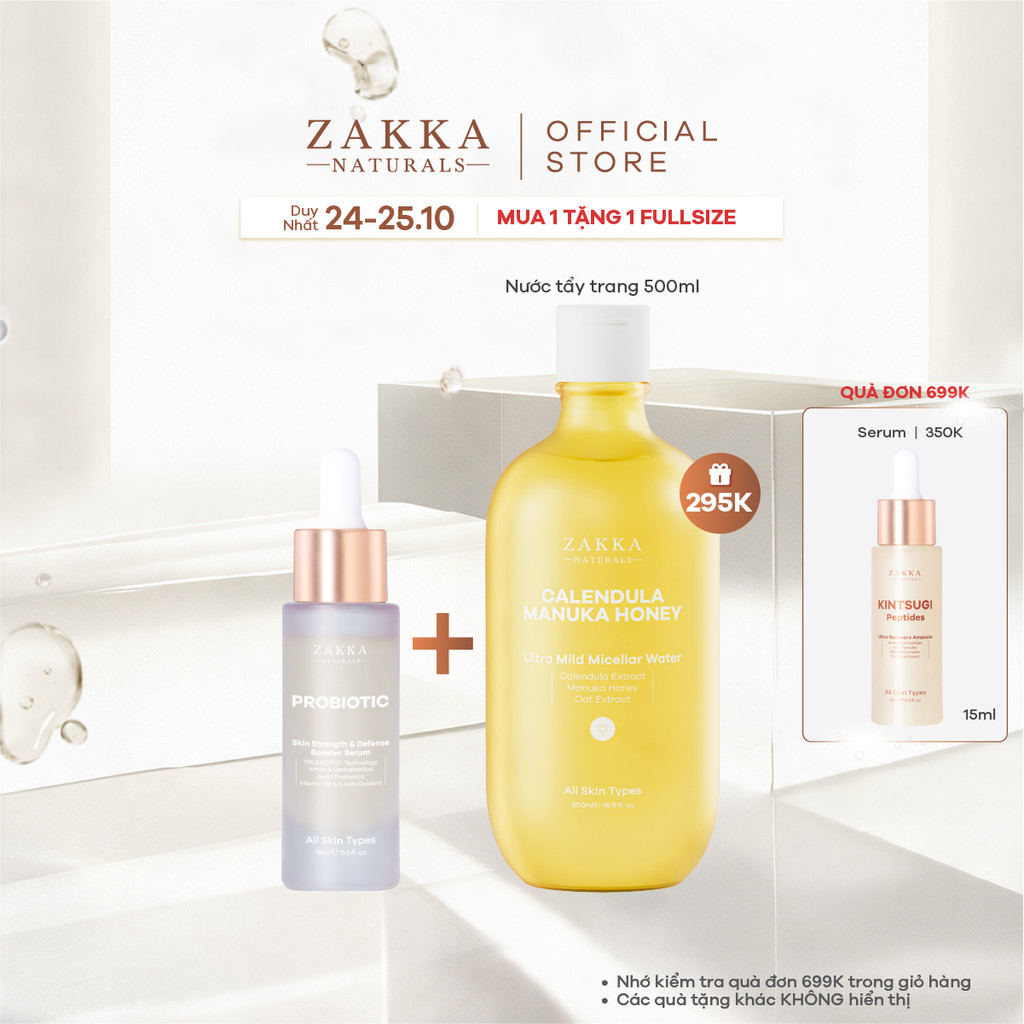 [MINISIZE] Tinh chất hỗ trợ lợi khuẩn giúp khoẻ da Probiotic Skin Strength & Defense Zakka Naturals 