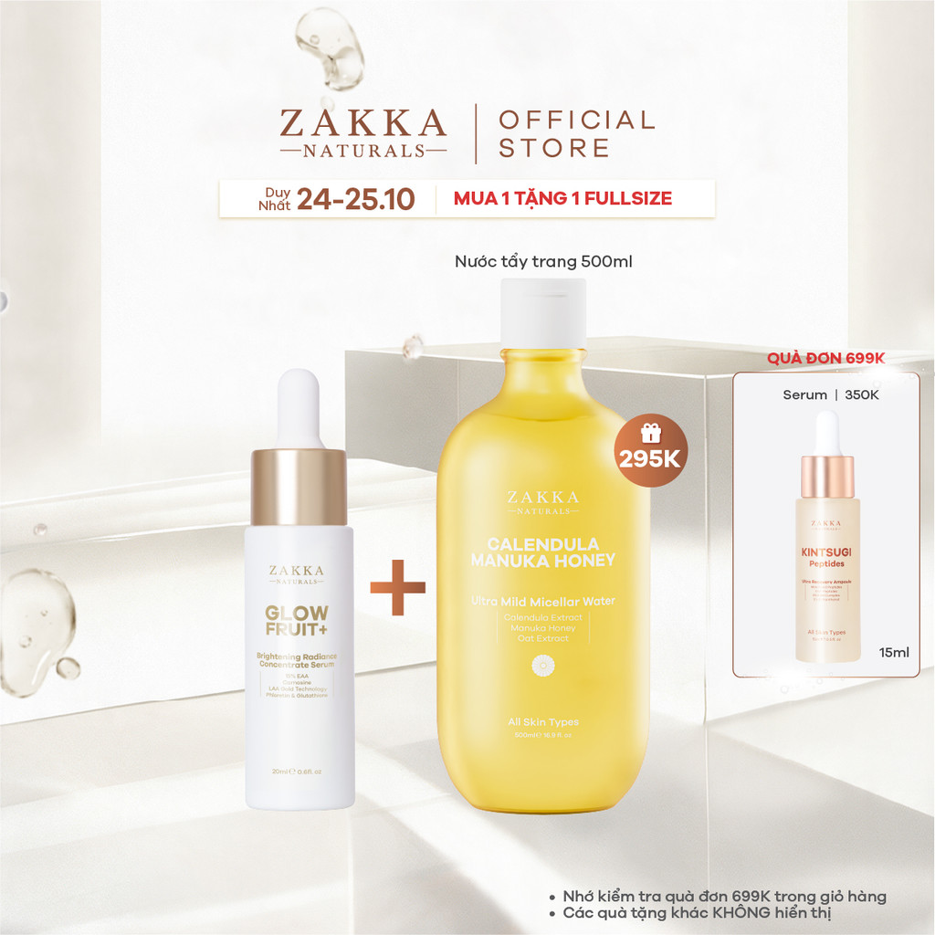 Serum Vitamin C Zakka Naturals GlowFruit+ Brightening Radiance Concentrate 20ml