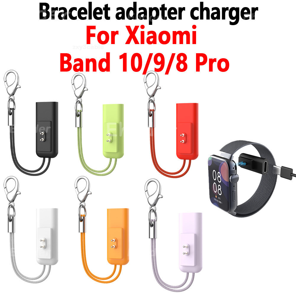 Dành Cho XIAOMI Band 10 9 8 Pro Mini Di Động Sạc Đồng Hồ Thông Minh Cáp Giao Diện Type-C Bộ Chuyển Đ