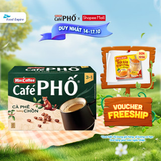 MacCoffee Cafe PHỐ Cà phê hương chồn (hộp 10 gói x 16g)