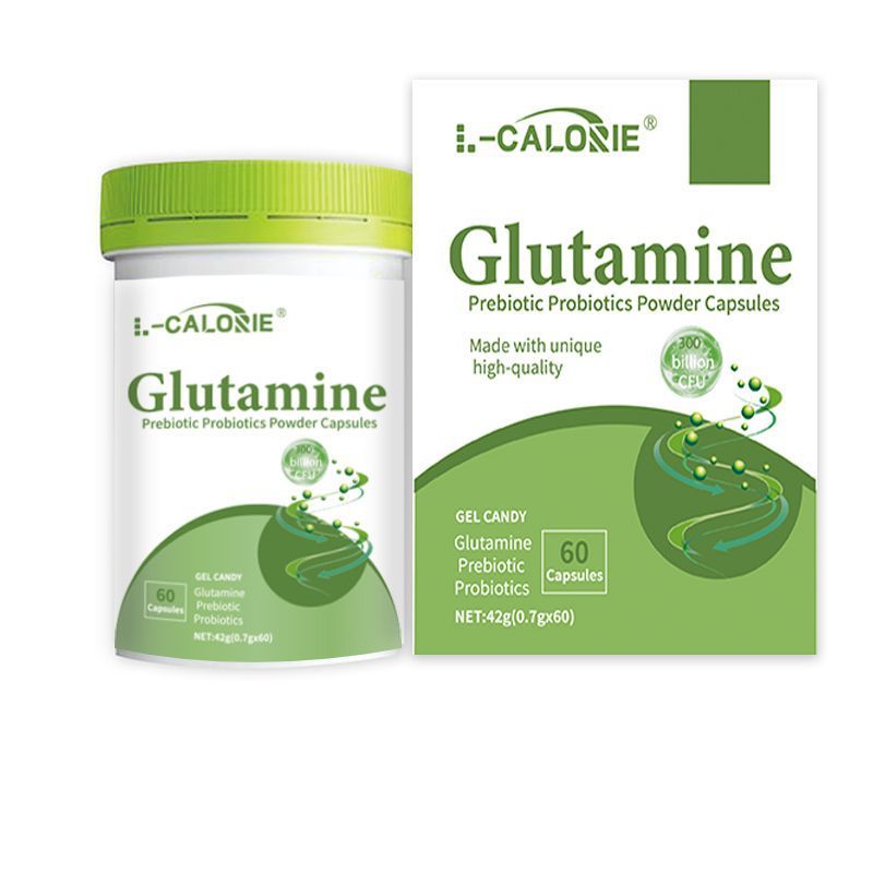 Glutamine 42g Trắng Xanh Chai Xanh Nắp Xanh Chất Liệu Lựa Chọn Đường Hầm Chất Lượng Cao 25.10.22