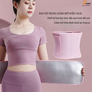 Đai Nịt Bụng Giảm Mỡ ION Bạc , Đai Sinh Nhiệt Đốt Mỡ Hỗ Trợ Định Hình Cơ Thể Giảm Mỡ Bụng Cải Thiện Vóc Dáng