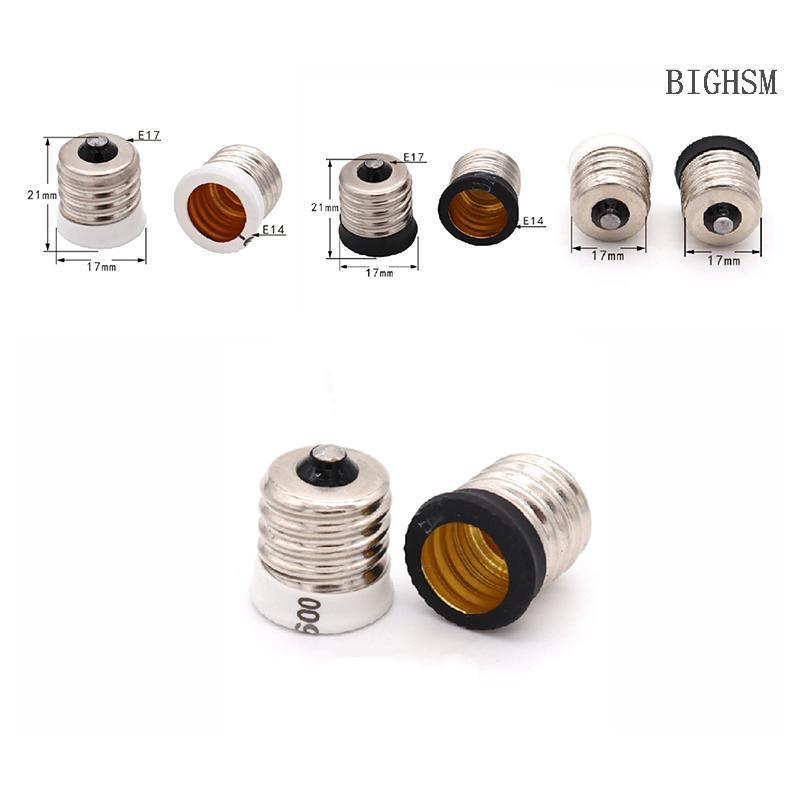 BIGHSM E17 Sang Châu Âu E14 Candelabra Base Ổ Cắm Bóng Đèn LED Đèn Adapter Giá Đỡ SKK