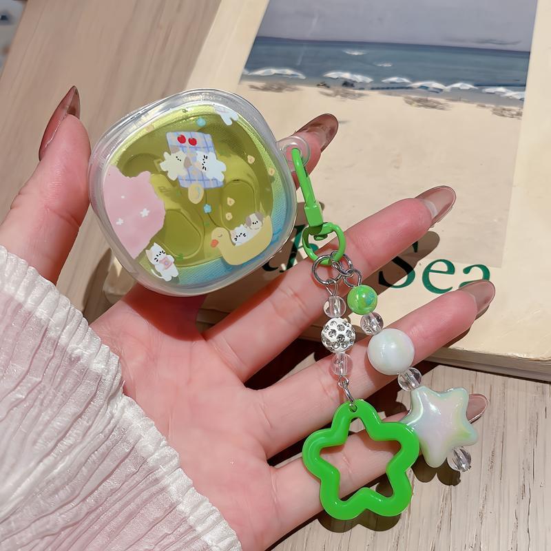 [Thời trang] Vỏ bảo vệ tai nghe TPU hoạt hình Baseus WM01 / WM02 / WM02 + Plus có móc đặc biệt