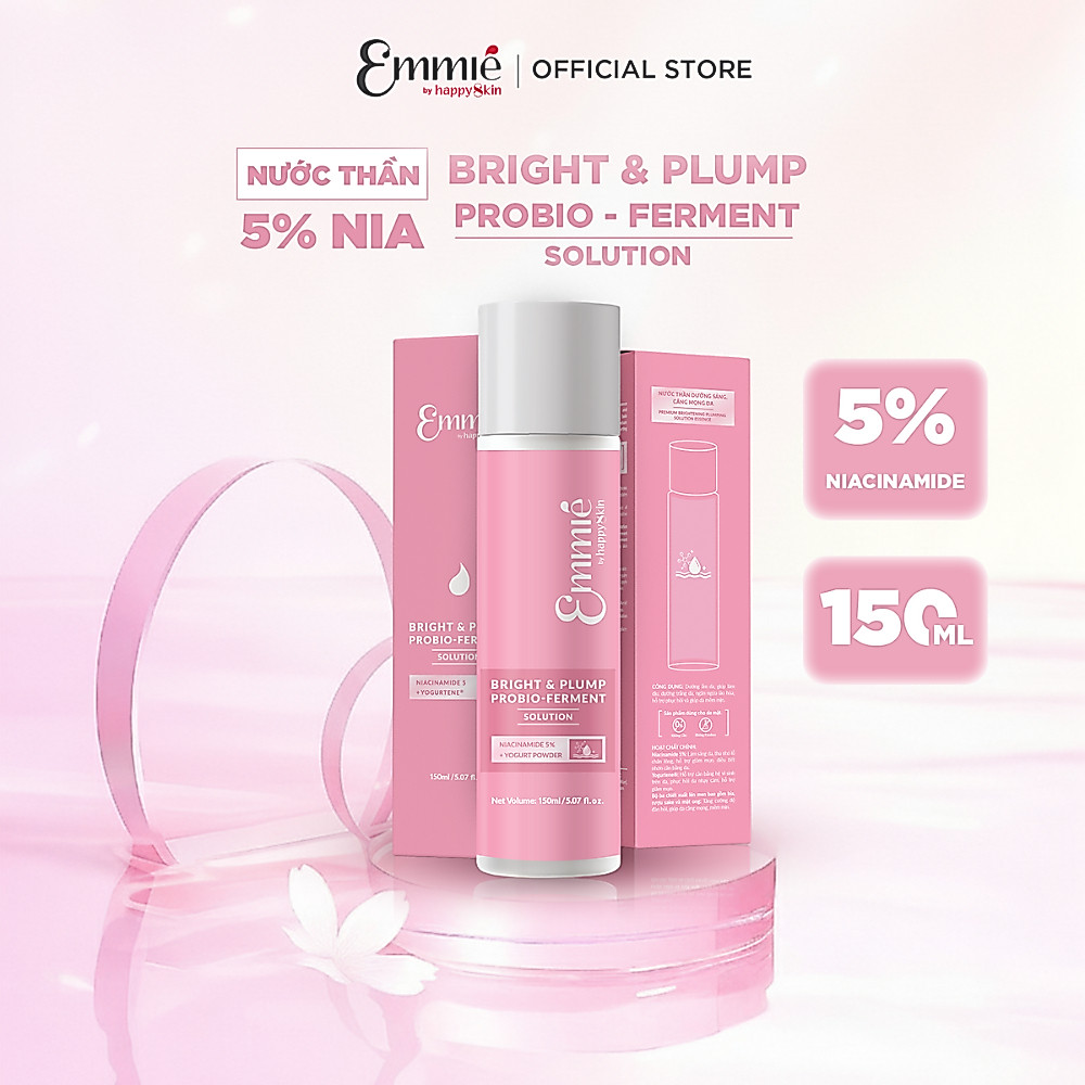 [QUÀ TẶNG] 01 CHAI Nước Thần 5% Nia giúp da Căng bóng Sáng mịn Bright & Plump Probio-Ferment Solutio