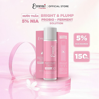 [QUÀ TẶNG] 01 CHAI Nước Thần 5% Nia giúp da Căng bóng Sáng mịn Bright & Plump Probio-Ferment Solution 150ml