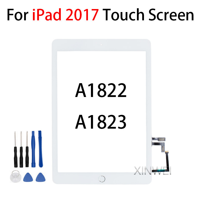 Dành Cho iPad 9.7 (Phiên Bản 2017) Kính Số Hóa Màn Hình Cảm Ứng A1822 A1823 Có Nút Home SWTS