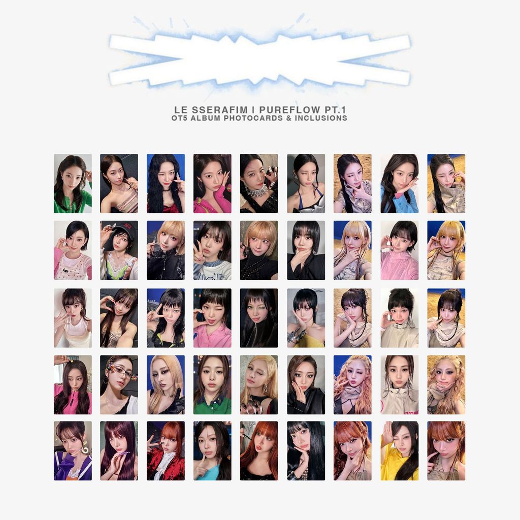 5 Chiếc PUREFLOW PT1 Album Phòng Thu Thứ 2 Lomo Cards MUSINSA 2026 MÙA KÍNH SPAGHETTI Photocards TIÊ