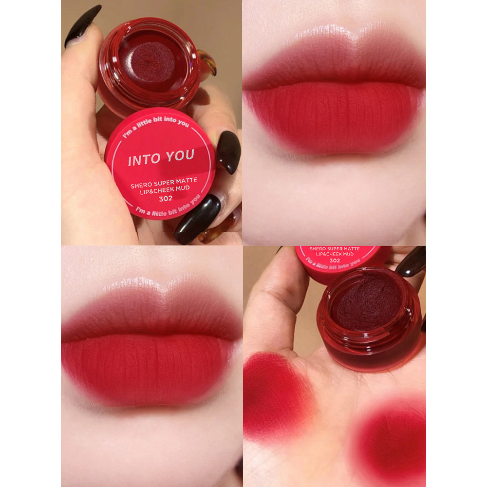 Intoyou Đóng Hộp Môi Bùn 342 Matte Velvet Lip Glaze Làm Trắng Son Môi 05 Giá Rẻ Nữ Sinh Phong Cách e