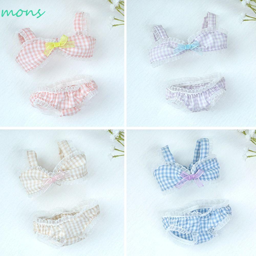 MONS 20cm Búp Bê Bikini Phụ Kiện Ngủ Quần Áo Búp Bê Cotton Quần Áo Búp Bê Bơi Quần Áo