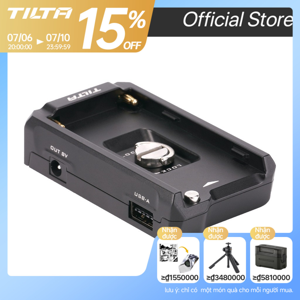 Tấm pin TILTA F970 V2 Đen L Series Tấm pin TA-BTP2-F970-B