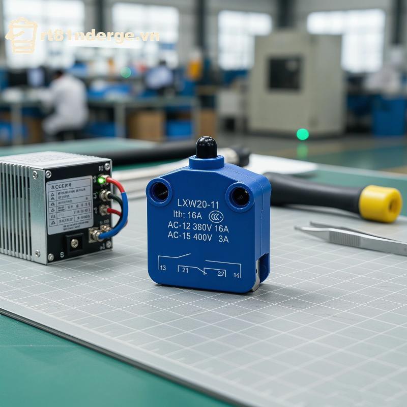 GE LXW20-11 / M Micro Stroke Limit Switch PUSH Slug Cột Bạc Tiếp xúc Tuổi thọ cao để Paaging Máy móc