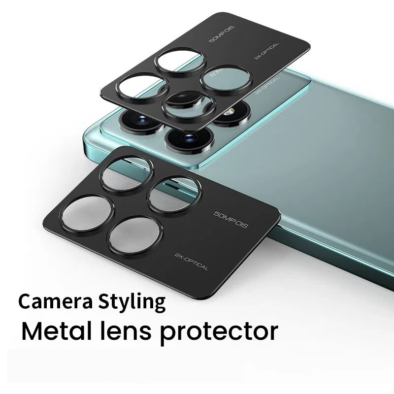 Hợp kim nhôm Bảo vệ ống kính rỗng Chống rơi Phim máy ảnh chống sốc cho Redmi K60 K60 Pro K70 K70 Pro