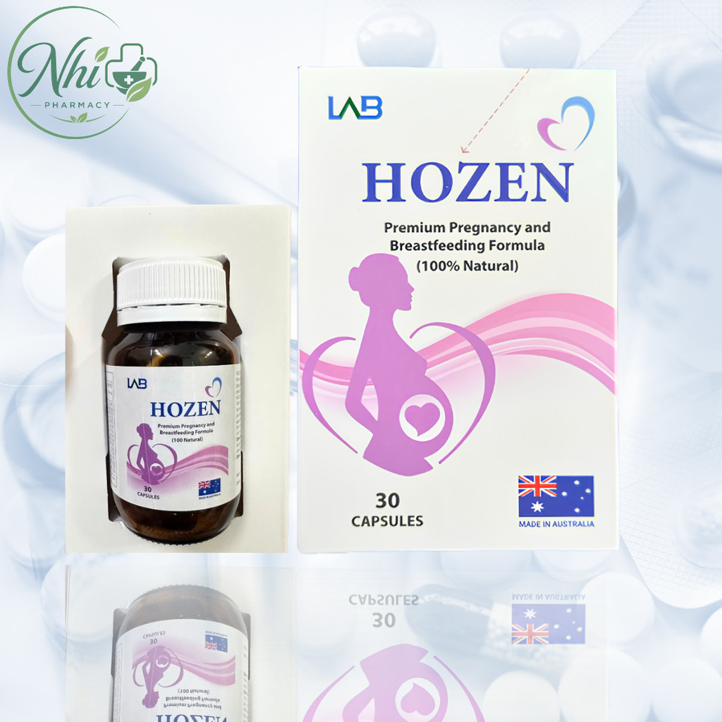 (HÀNG CHÍNH HÃNG)  Viên uống Hozen – Cung cấp DHA, EPA, vitamin và khoáng chất cho mẹ bầu, hỗ trợ sứ