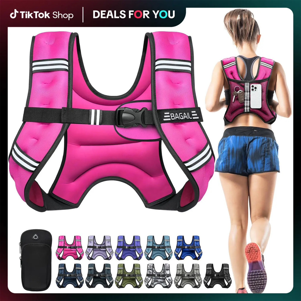 [Ưu đãiForYouDays] TÚIAILWeightedVest, 5lbs / 8lbs / 10lbs / 12lbs / 15lbs / 20lbs / 25lbs / 30lbsVe