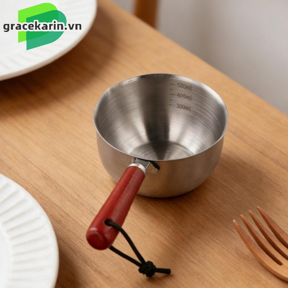 Multi Functional Stainless Steel Oil Pan Small Pot for Melting Butter and Sauces