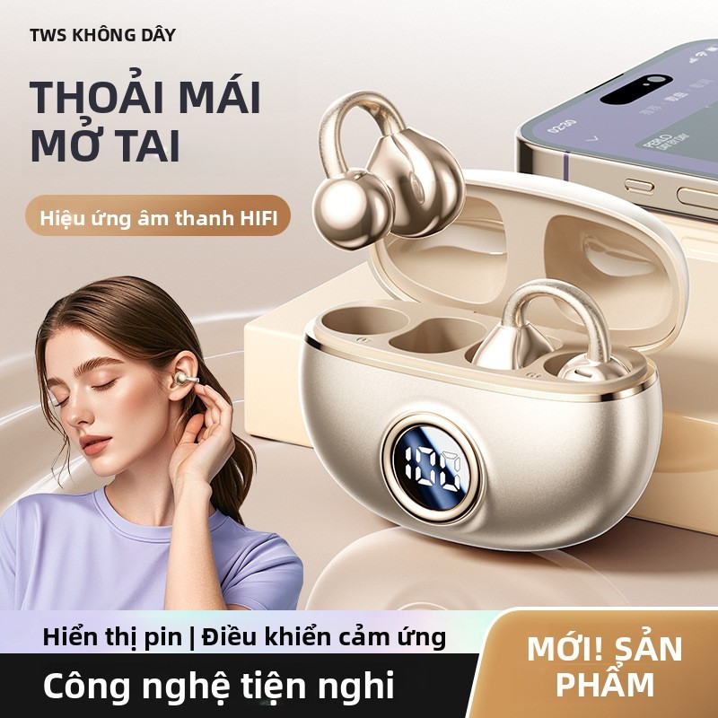 Tai nghe Bluetooth không dây Không mở trong tai Thoải mái khi mặc
