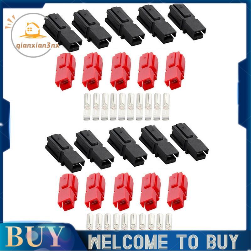 10 Cặp 30A Amp 600V Power Marine Connector Cực Đỏ Đen Cho