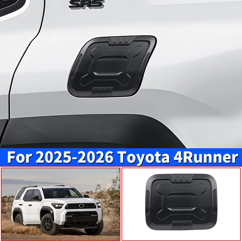 Thích hợp cho Toyota 2024-2026 Vỏ bình xăng 4Runner các bộ phận trang trí, phụ kiện bảo vệ bên ngoài