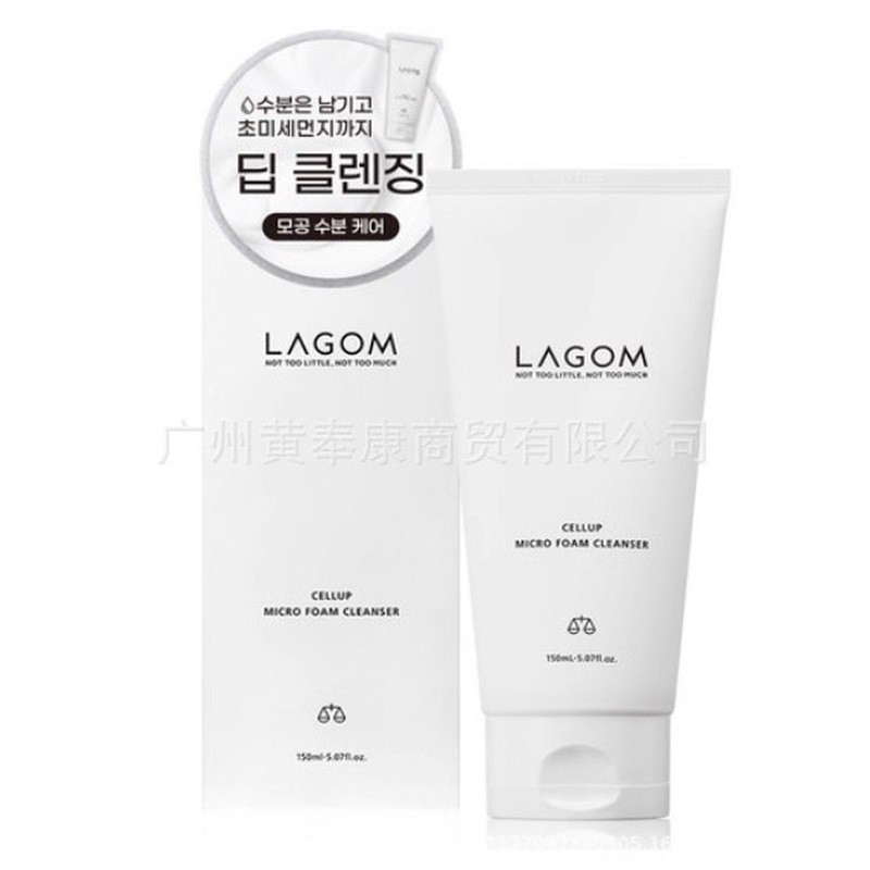 Hàng sẵn có Vận chuyển nhanh TK Sữa rửa mặt LAGOM LAGOM Axit amin Sữa rửa mặt Bọt kiểm soát dầu sạch