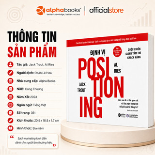 Sách - Định Vị Positioning (Tái Bản Mới Nhất) (Alpha Books)