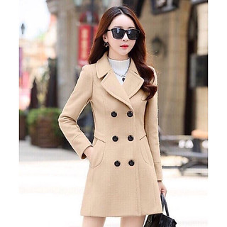 [Yumi Shop ] Áo Khoác Dạ Nữ Cổ Vest Cao Cấp