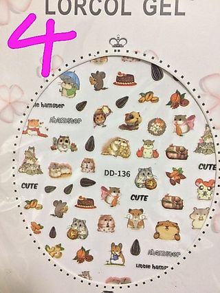 Sticker dán móng siêu đẹp, siêu độcSticker dán móng MOUSE